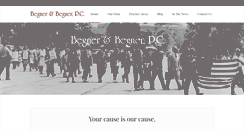 Desktop Screenshot of begnerlaw.com